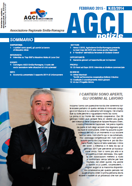 AGCI-EMR » agcinotizie N. 3 febbraio 2015